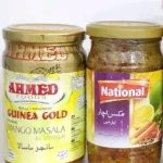 ترشی انبه پاکستانی شیشه‌ای National و Ahmed Foods – ترشی انبه تند اصل پاکستان